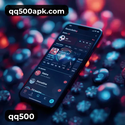 Aplicativo móvel qq500 para iOS e Android